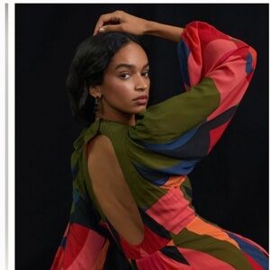 Farm Rio Abstract Maxi Dress